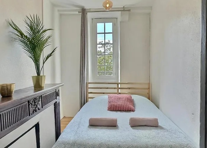 Vue Magique Sur Le Chateau Dans Un Quartier Populaire